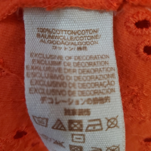 Free People Dream Date Eyelet Tank M Coral Festival, Indies Sleaze Boho - Picture 8 of 10